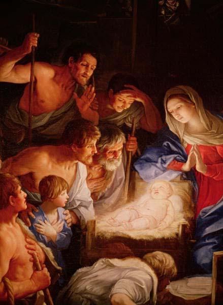 Guido Reni Adoration of the shepherds oil painting image